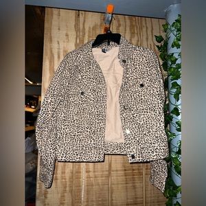 Leopard print jacket